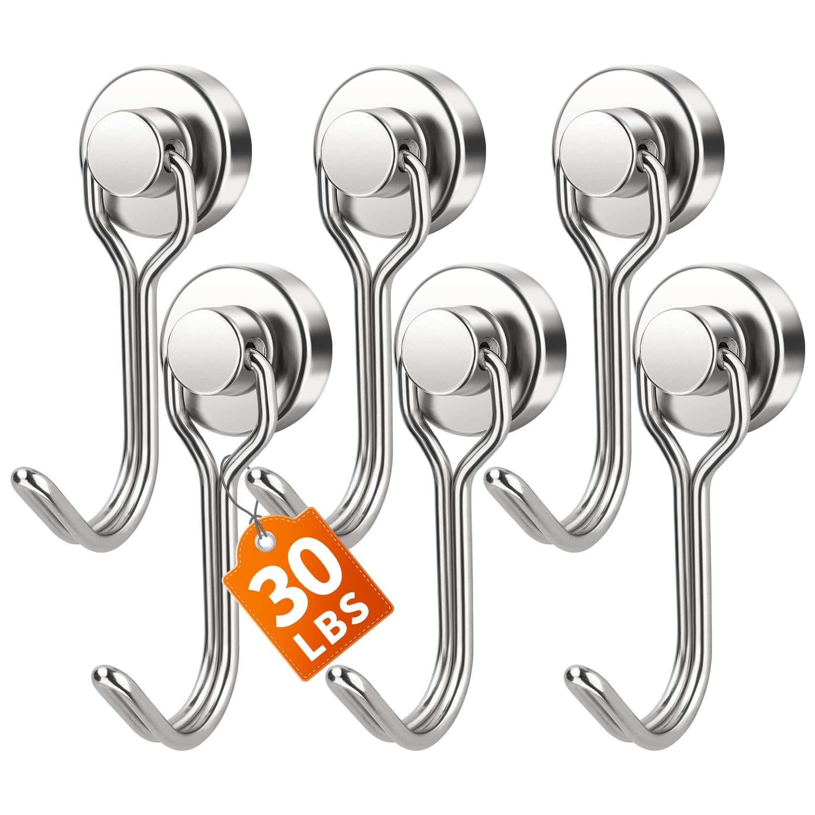 Amazon.com: FINDMAG Magnetic Hooks, 30lbs+ Strong Magnetic Hooks