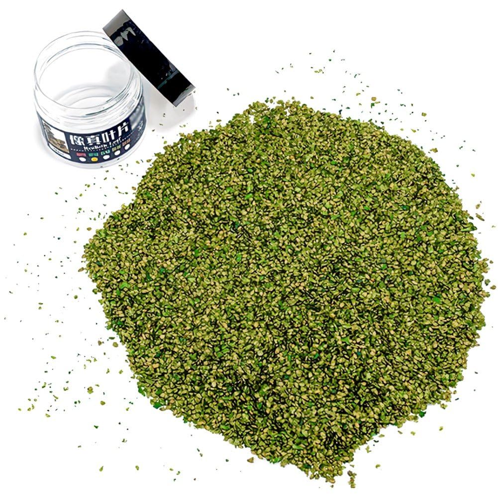 Sanfly Green Model Scenery Leaf Realistic Miniature Leaves Diy Model Making Miniature Trees Simulation Leaves For Garden Scenery Landscape