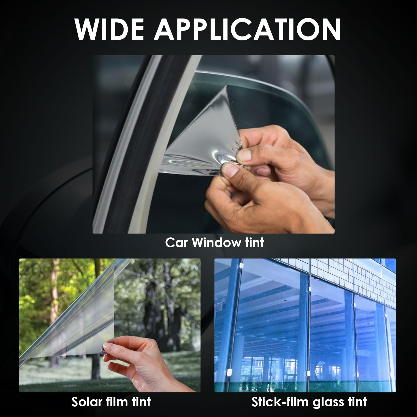 Tintmètre Portable Testeur de teinte de vitre avec écran Rotatif Automatique, Calibration Automatique, Mesure de la transmission et du rejet de la lumière visible (VL), des UV et des IR