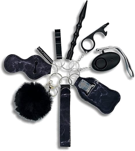 Aeiou Self Defense Keychain 2025