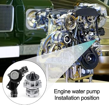 Water Pump with Thermostat For BMW 320i 323ci 323i 323is X3 OE#11537509227