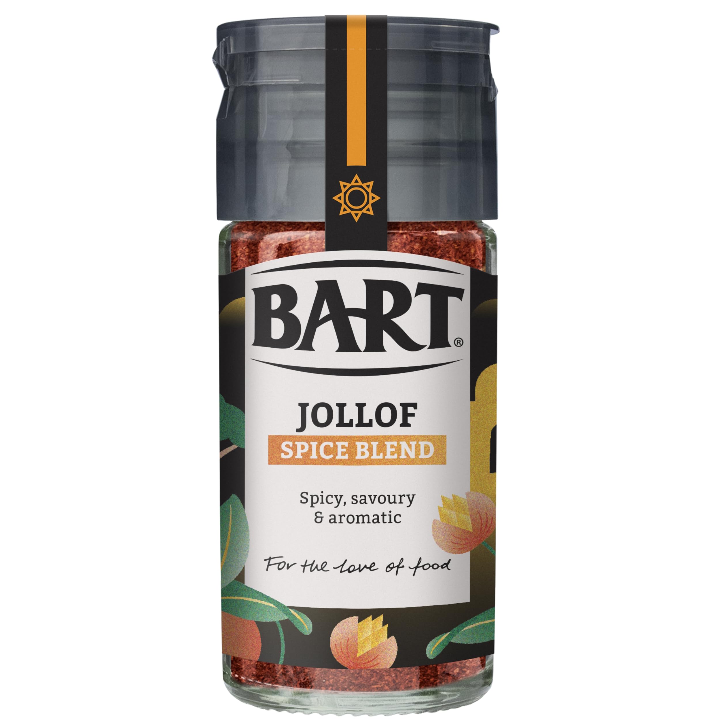 Bart Jollof Spice Blend Glass Jar 40g (West African Cooking)