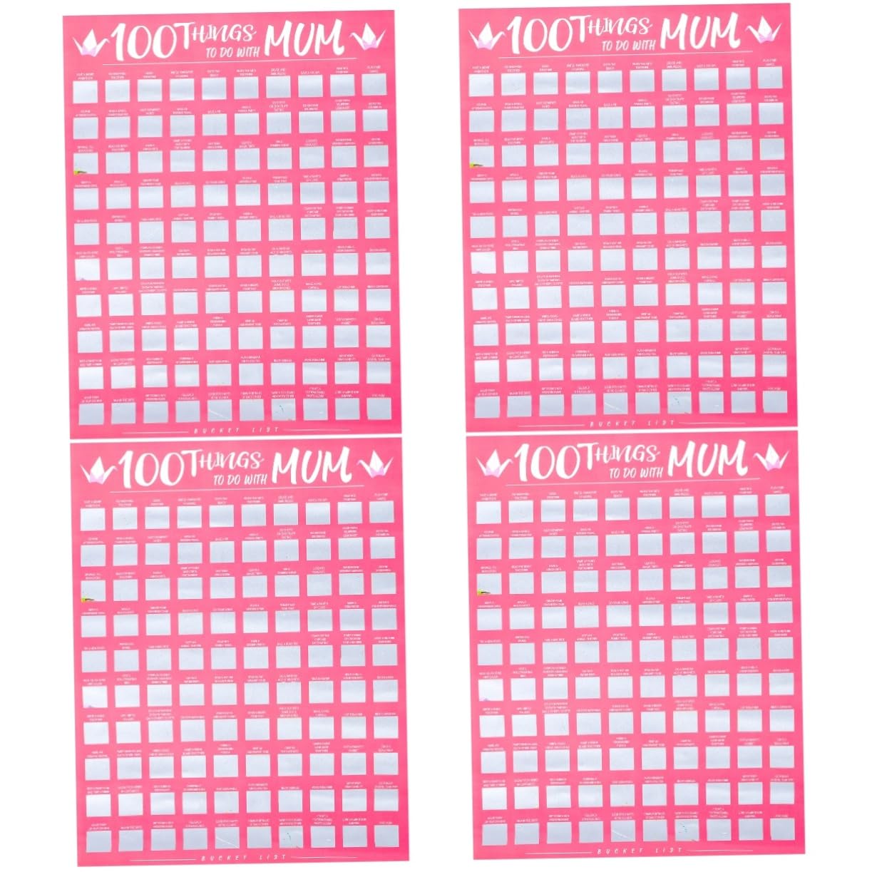Amazon.com: LIFKOME 4pcs Kids Advent Calendar 2022 Girls 100-things To-do  List Ramen Advent Calendar 100-things To-do with Mom Things to Do  Scratchable Poster Ramadan Paper 4x Mini Hand-pulled Noodle : Home &
