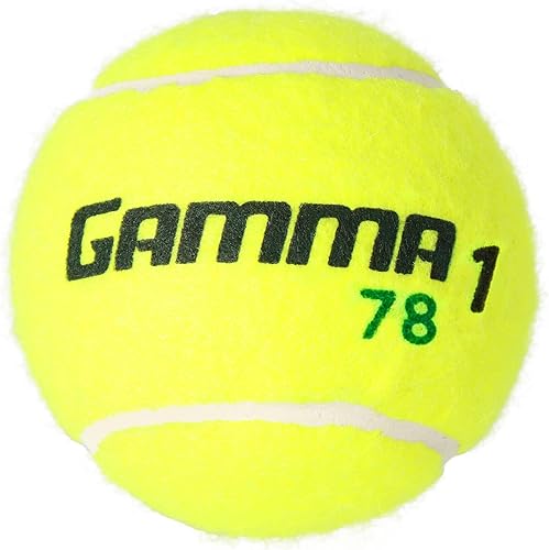 Miniatura 1 de GAMMA Pelotas de tenis de entrenamiento naranja 60 y verde 78 puntos para niños y principiantes, núcleo de baja compresión que reduce la velocidad y
