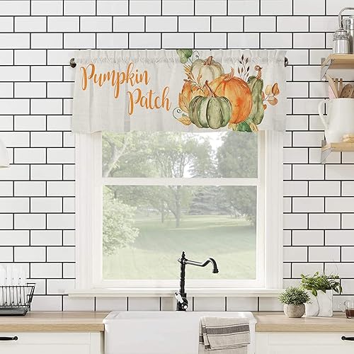 Miniatura 9 de Savannan Cenefas de verano de limón, amarillo fresco limón para el hogar, negro y blanco, a cuadros, bolsillo para barra, cenefa de café para