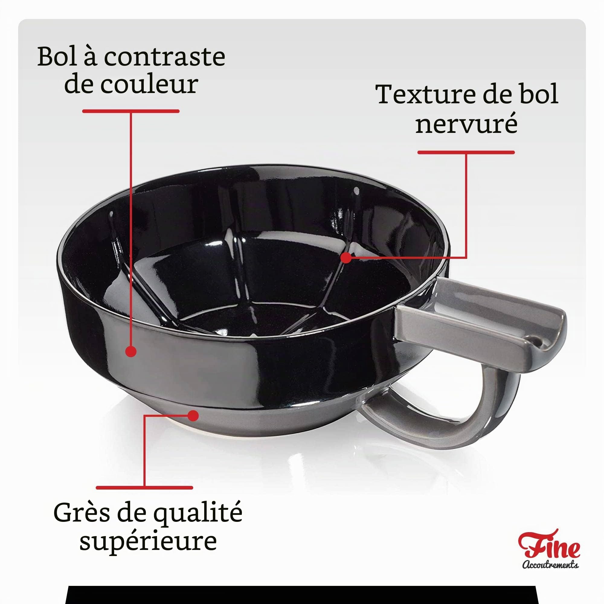 Fin Accoutrements Bol barbe, rouge – 350 ml