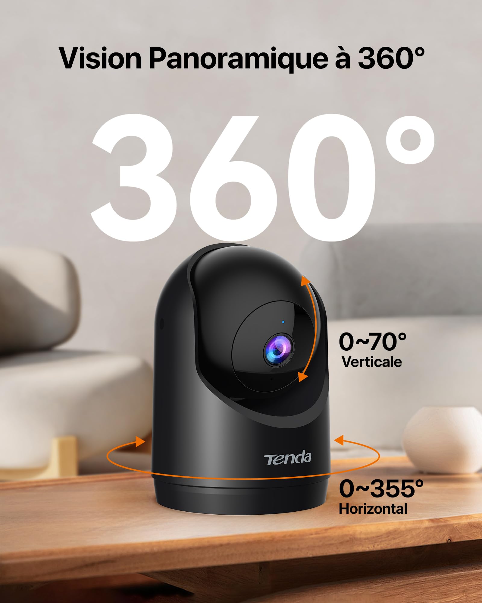 Tenda 2K Telecamera Sicurezza Interno — immagine 4 di 15