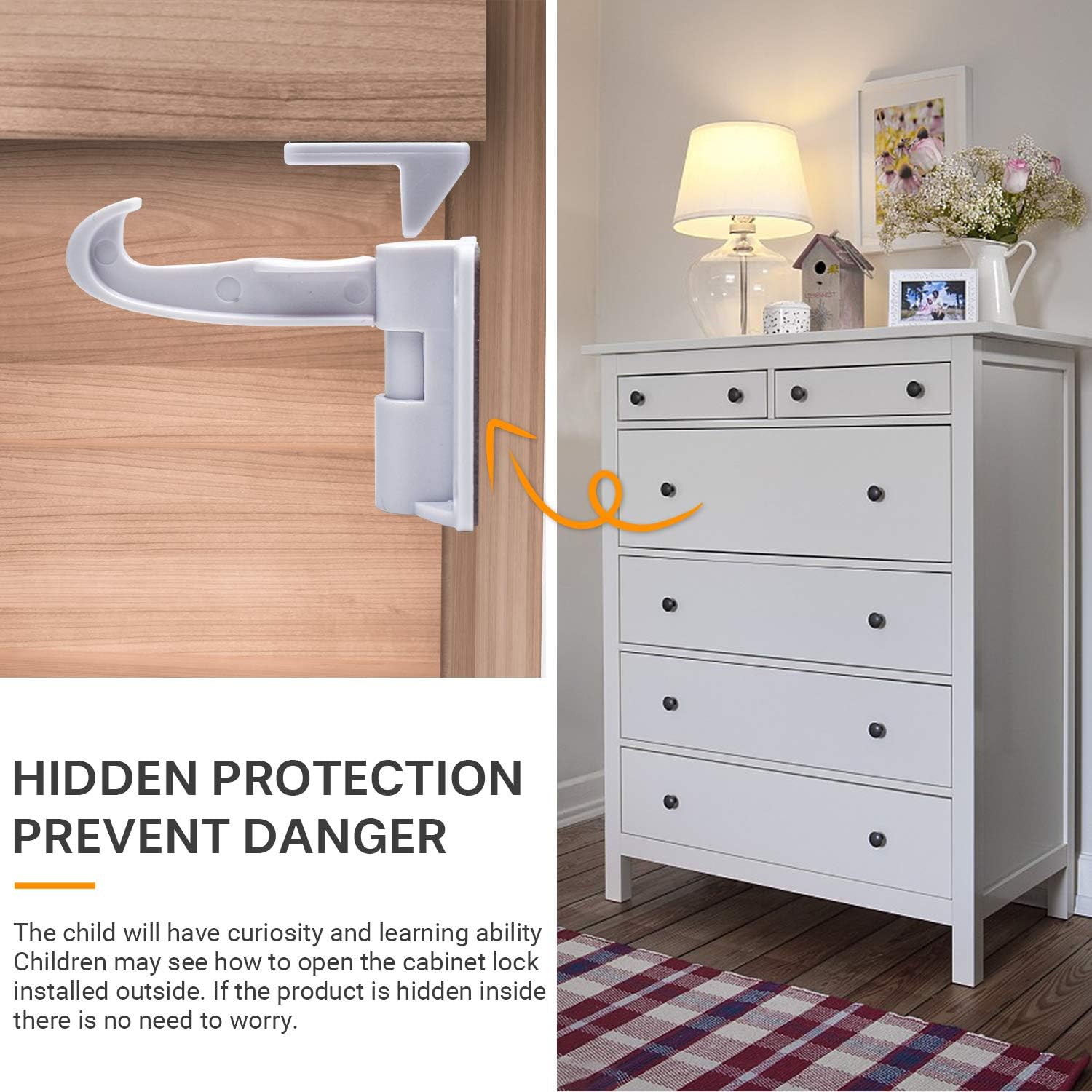 Child Safety Locks, No Drilling Needed - Image 5