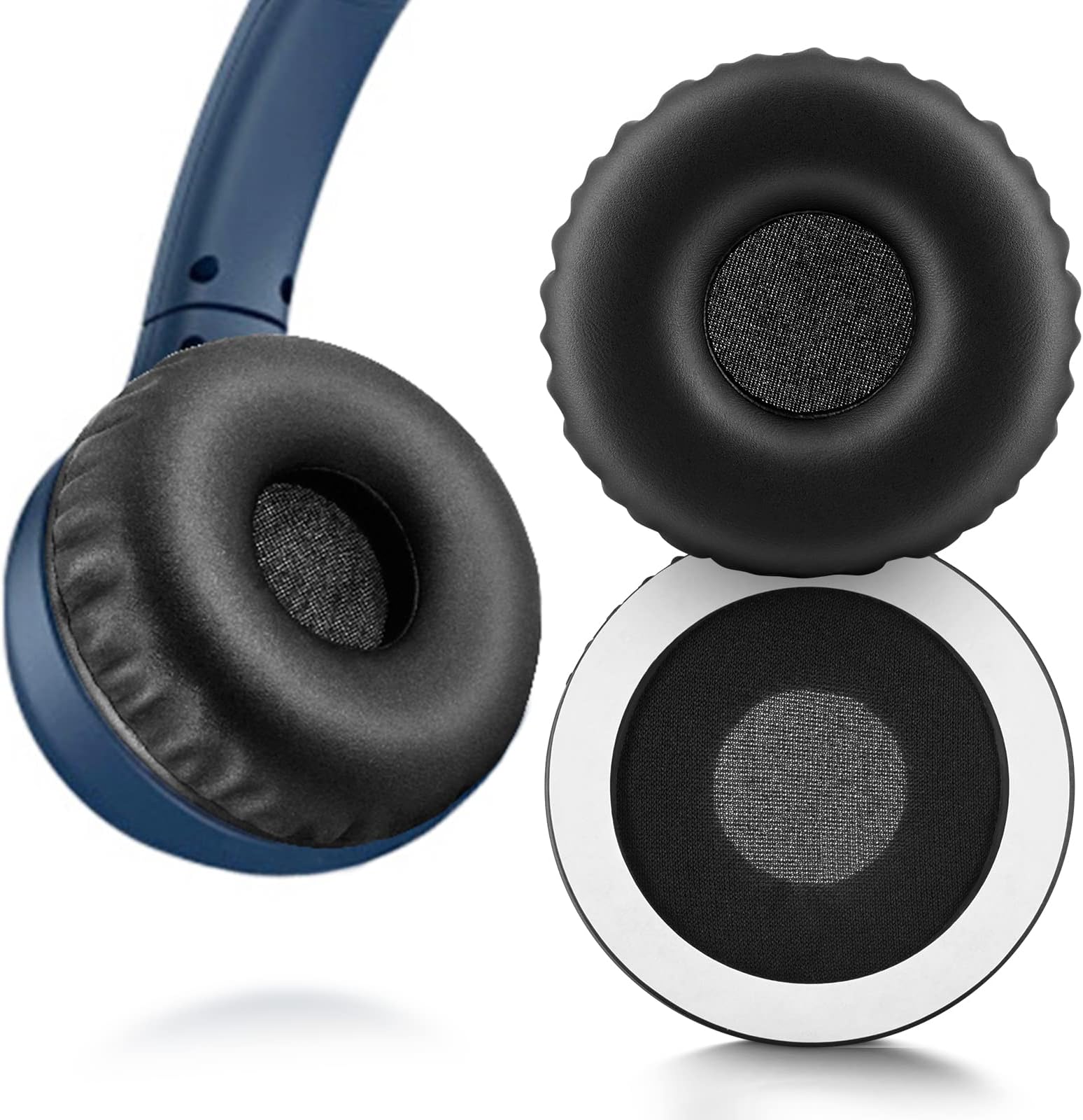 Cuscinetti Auricolari Di Ricambio Per Cuffie Sony WH-XB910N, Parti Di Riparazione Compatibili Con Sony WH-XB910 XB910N Con Morbida Pelle Proteica, Colore Nero - Foto 10