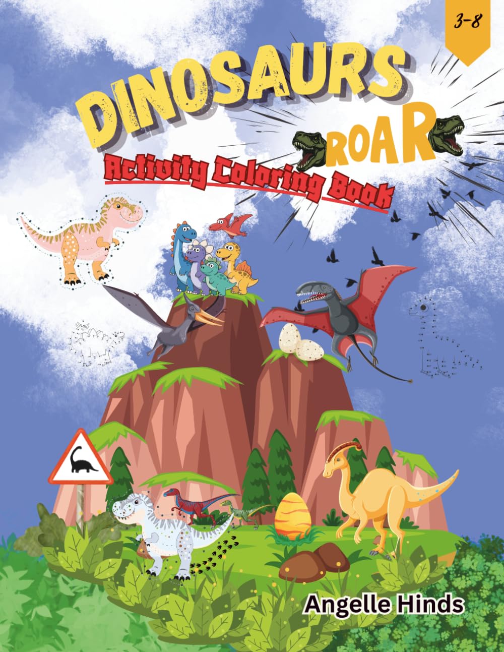 Dinosaur Roar Activity Coloring Book