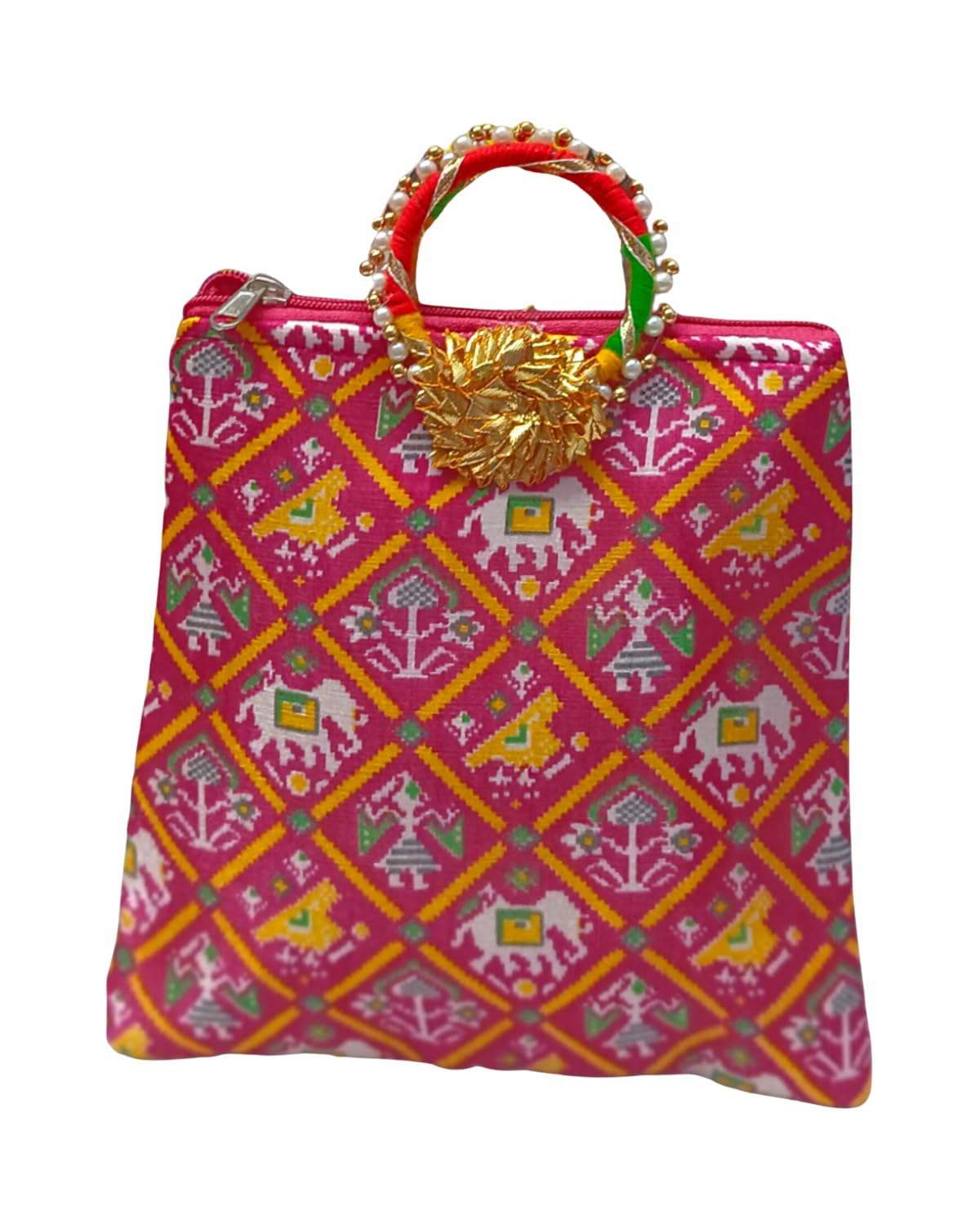 RUWAZA ART CREATIONS Womens silk Rajasthani Trendy Patola Print Bag Potli Bags for Return Gifts for Ladies Mehndi, Haldi, |Wedding,|Sangeet, |Engagement, |gift box| (Red) (B0CWDB6SPW) Amazon Price History, Amazon Price Tracker