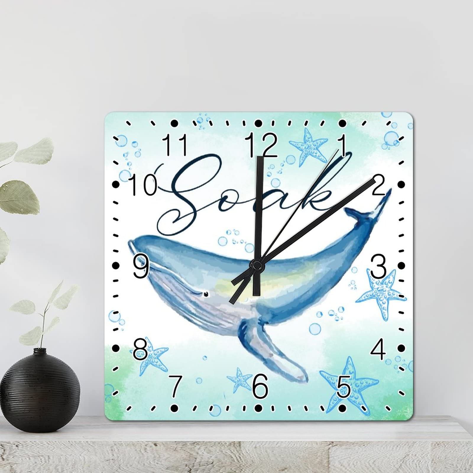 Horloge murale rustique océan pour habiller un mur vide de salon