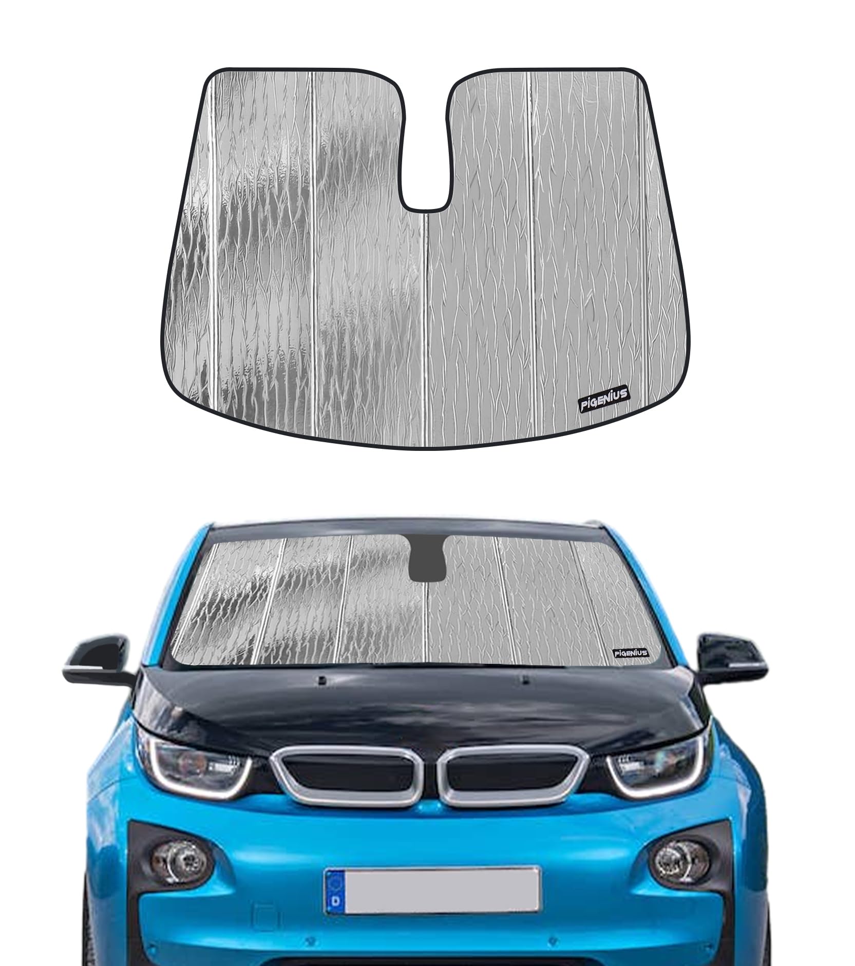 Amazon.co.jp: Pigenius フロントガラスサンシェード BMW i3 (I01 
