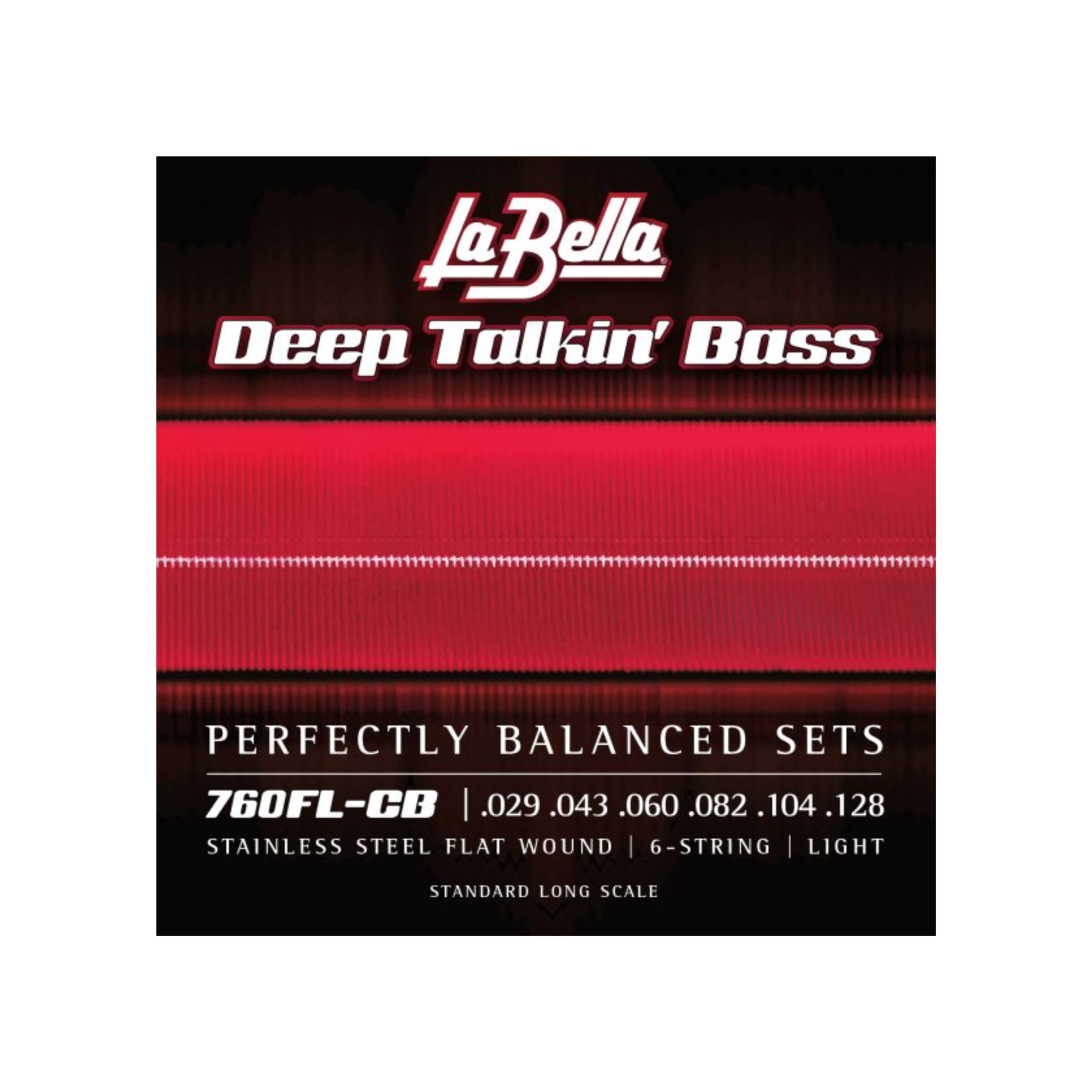 La Bella 760FLCB6 Flatwound 029/128