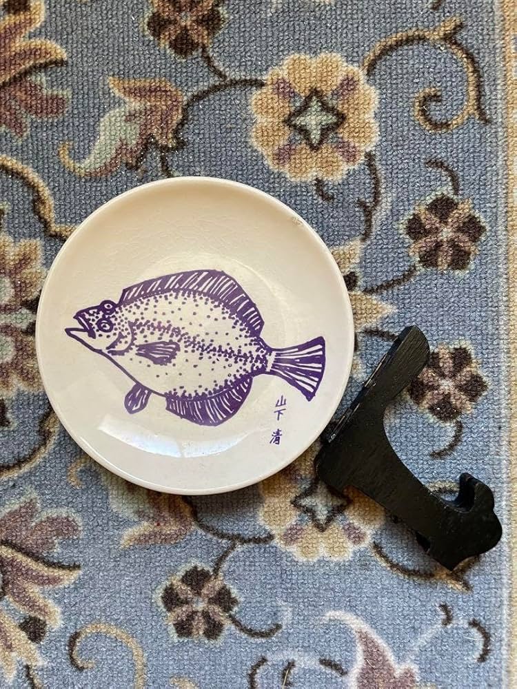 Amazon | 山下清 魚 絵皿 | ノーブランド品 | 小皿
