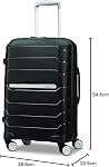 Samsonite Freeform Spinner Carry-On, Model Number - 88379-1041, Black