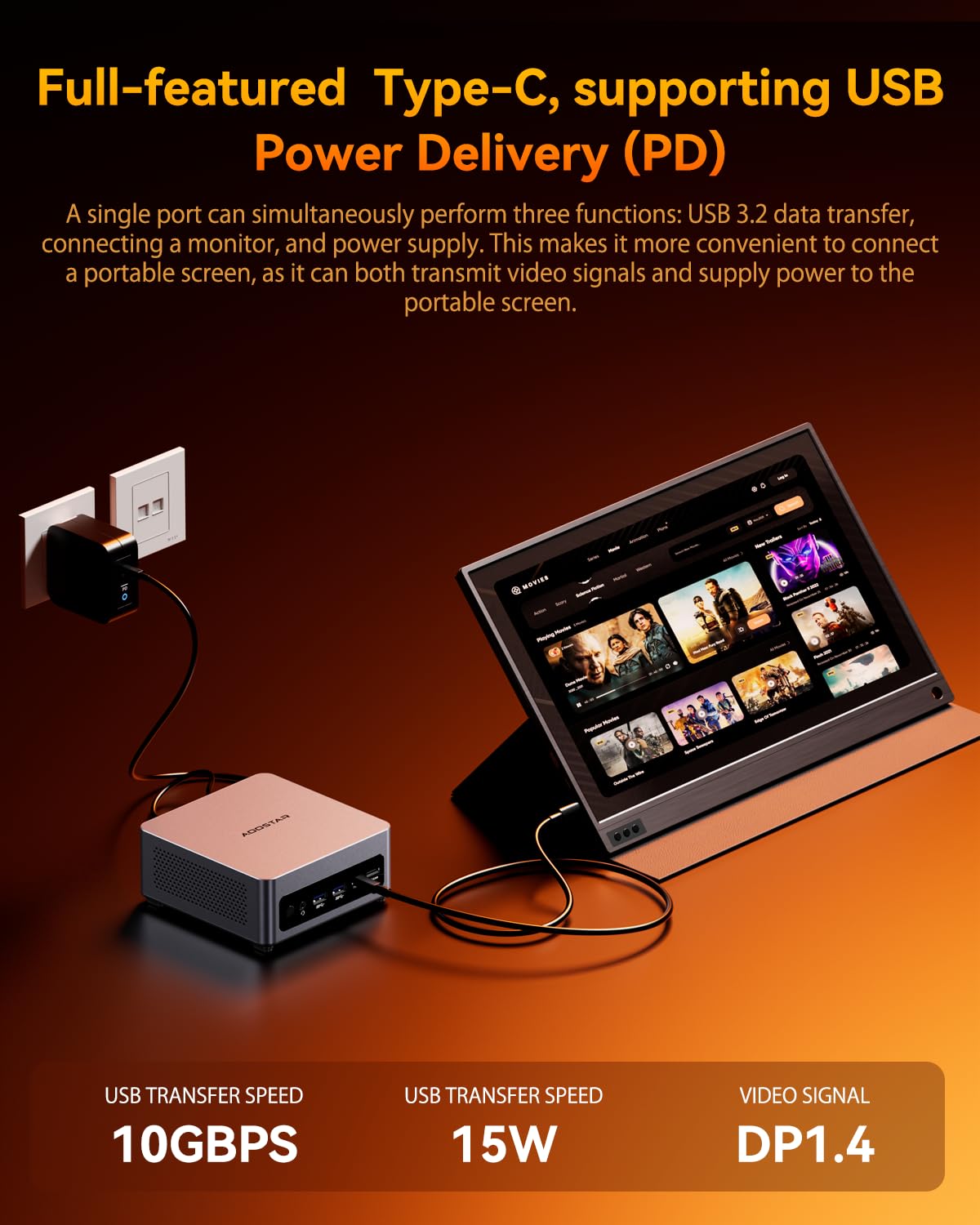 AOOSTAR G5｜Ryzen7 5825U/16GB/512GB AOOSTAR G5 Ryzen 7 5825U (8C/16T, tot 4,5 GHz), Mini-computer, 16