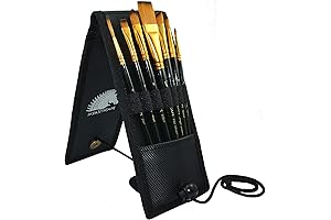 Pocket Paint Brush Set: Essential Artist's Toolkit for Watercolor, Acrylic, Oil Painting