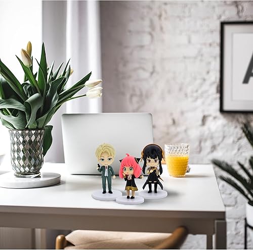 Miniatura 6 de Anya Forger Figura de acción, para decoración de escritoriocoleccionables, regalos para fanáticos, amigos