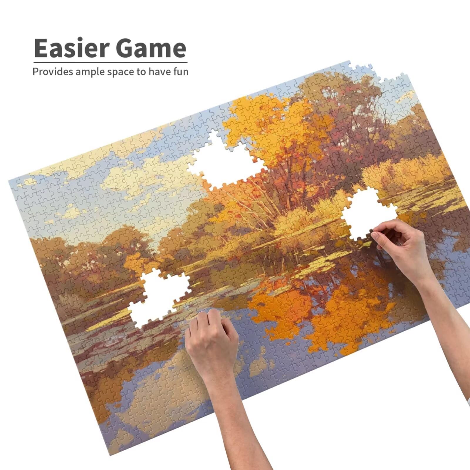 Puzzle 3000 elementów, krajobraz, puzzle dla dorosłych, z pudełkiem na prezent, "zrób to sam", duże drewniane puzzle dla dorosłych, gra zręcznościowa dla całej rodziny, prezenty dla kobiet, 81 x 122