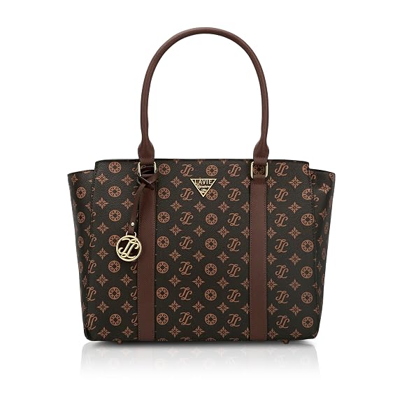 Lavie Signature Women's Mono Shelton Tote Bag | Tote Handbag for Work | Ladies p