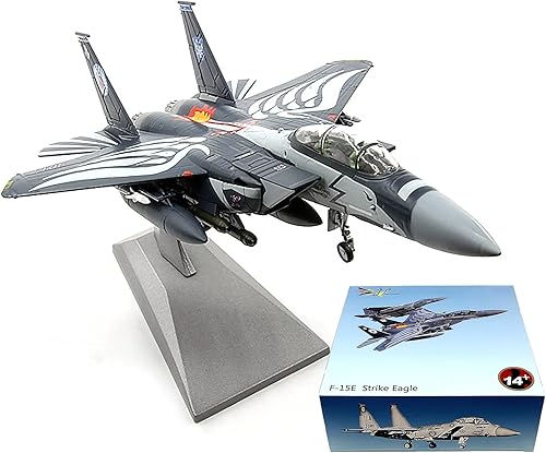 BOLYUM La Guardia Nacional de los Estados Unidos F-15E Strike Eagle Fighter F15 Aleación Acabado Modelo Avión de combate Jet Markings Construye y