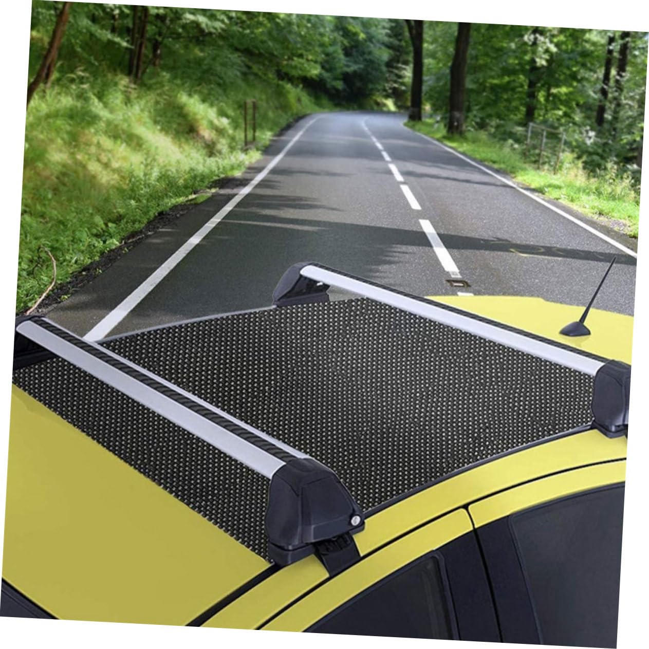 ABOOFAN 2pièces Tapis De Toit Maille Antidérapant pour Voiture Pliables Et Découpables Lot pour Galerie De Toit
