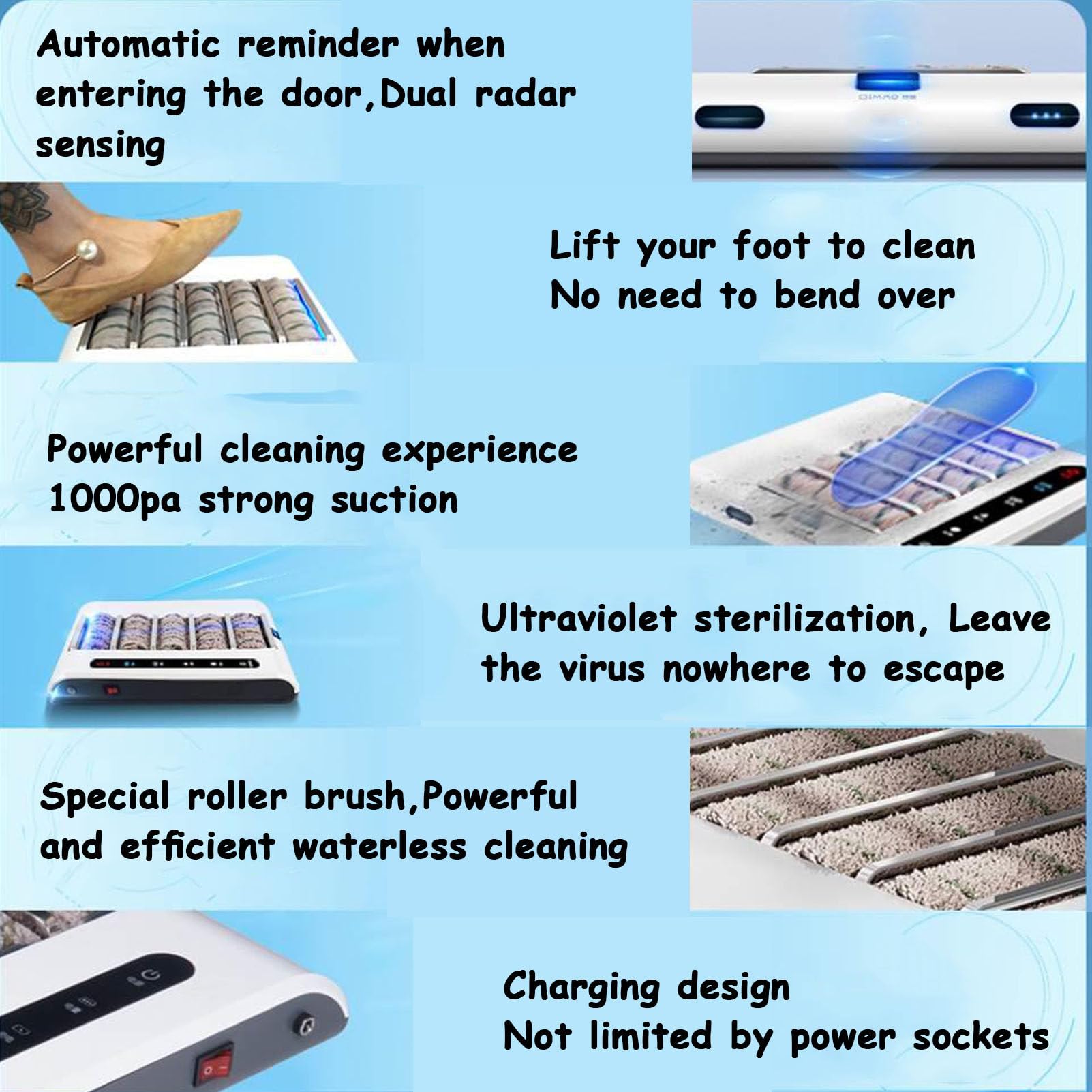 Máquina automática de limpieza de suela de zapatos, equipo inteligente de cepillado de agua para uso doméstico y clínico, limpiador inteligente de zapatos de inducción