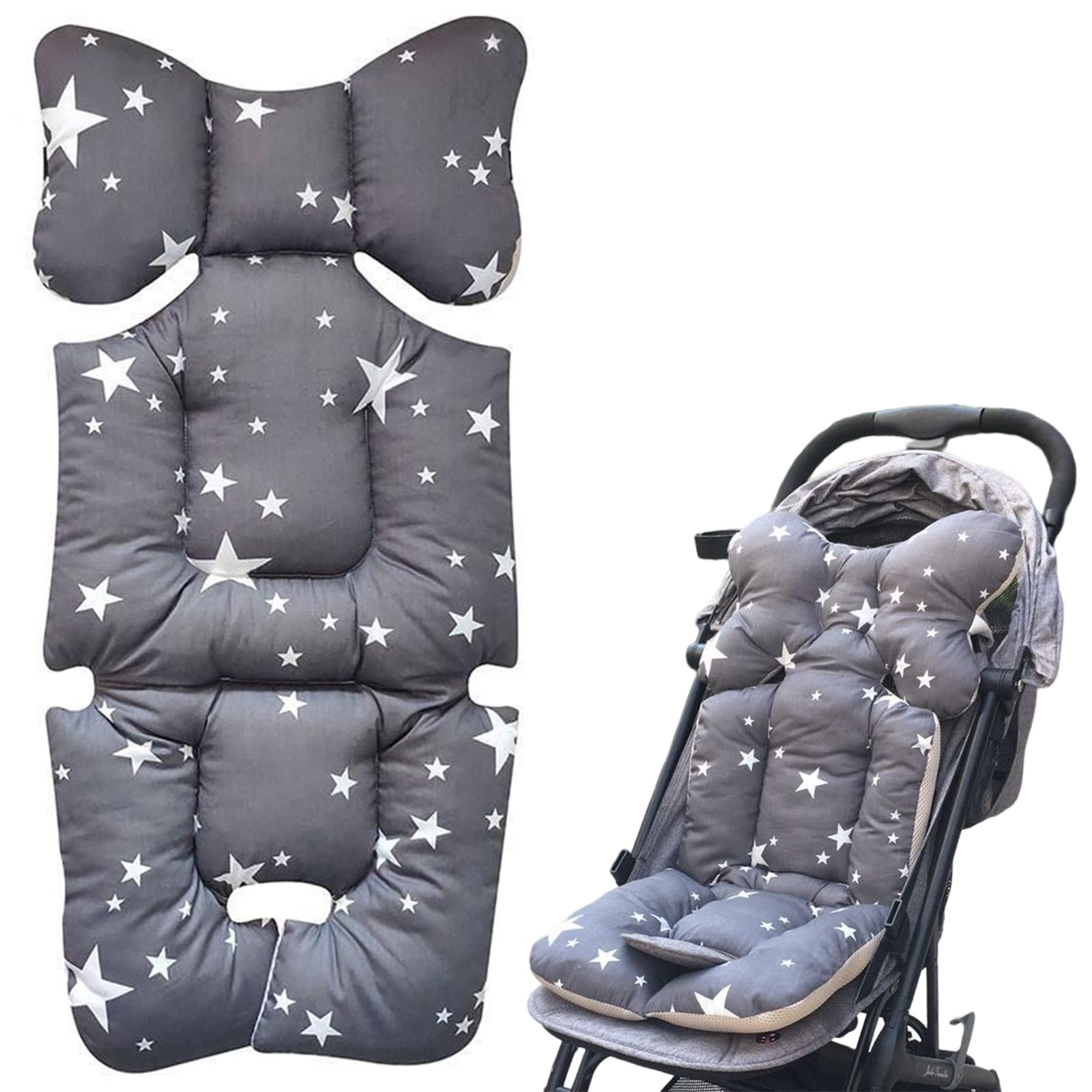 Occuwzz Baby Stroller Liner Seat Pad Stroller Liner Insert Car