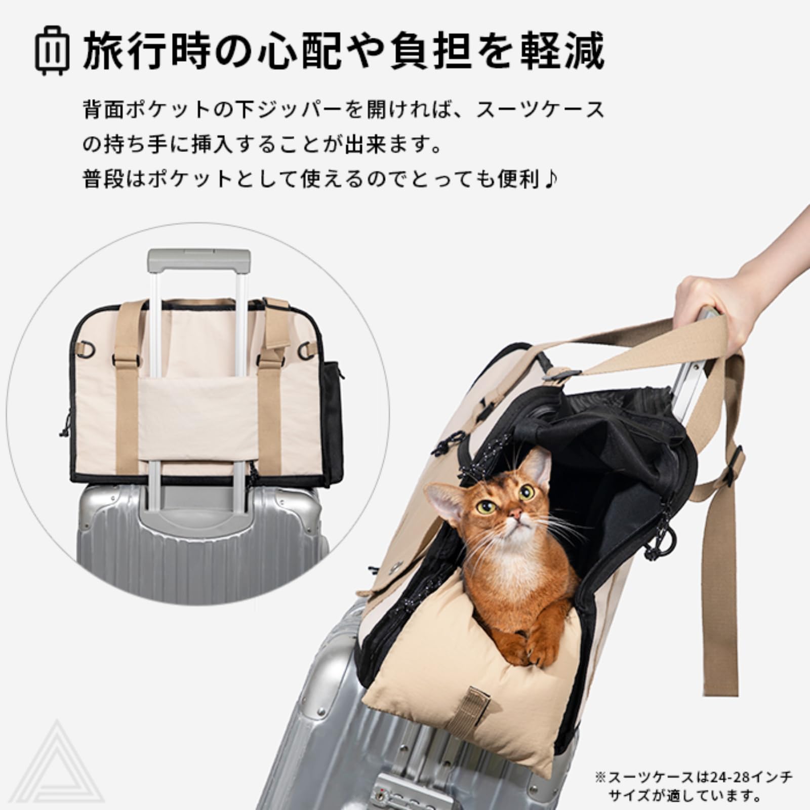 Amazon.co.jp: 3WAY仕様 トートキャリー キャリーバッグ 犬 シンプル