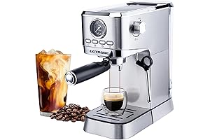 Compact Espresso Machine with Milk Frother: Experience Cafe-Quality Brews at Home