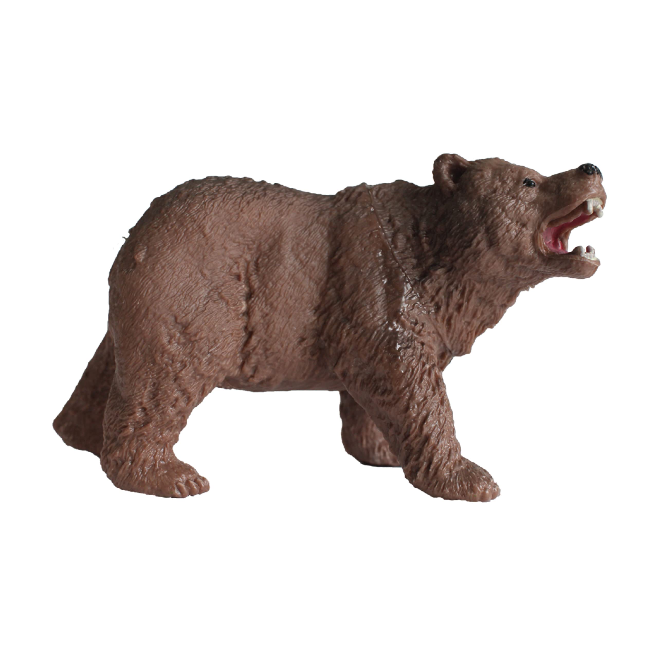 Deluxebase Mini Animal Adventure Replica - Brown Bear from Small sized realistic toy figure that makes an ideal forest animal toy for kids