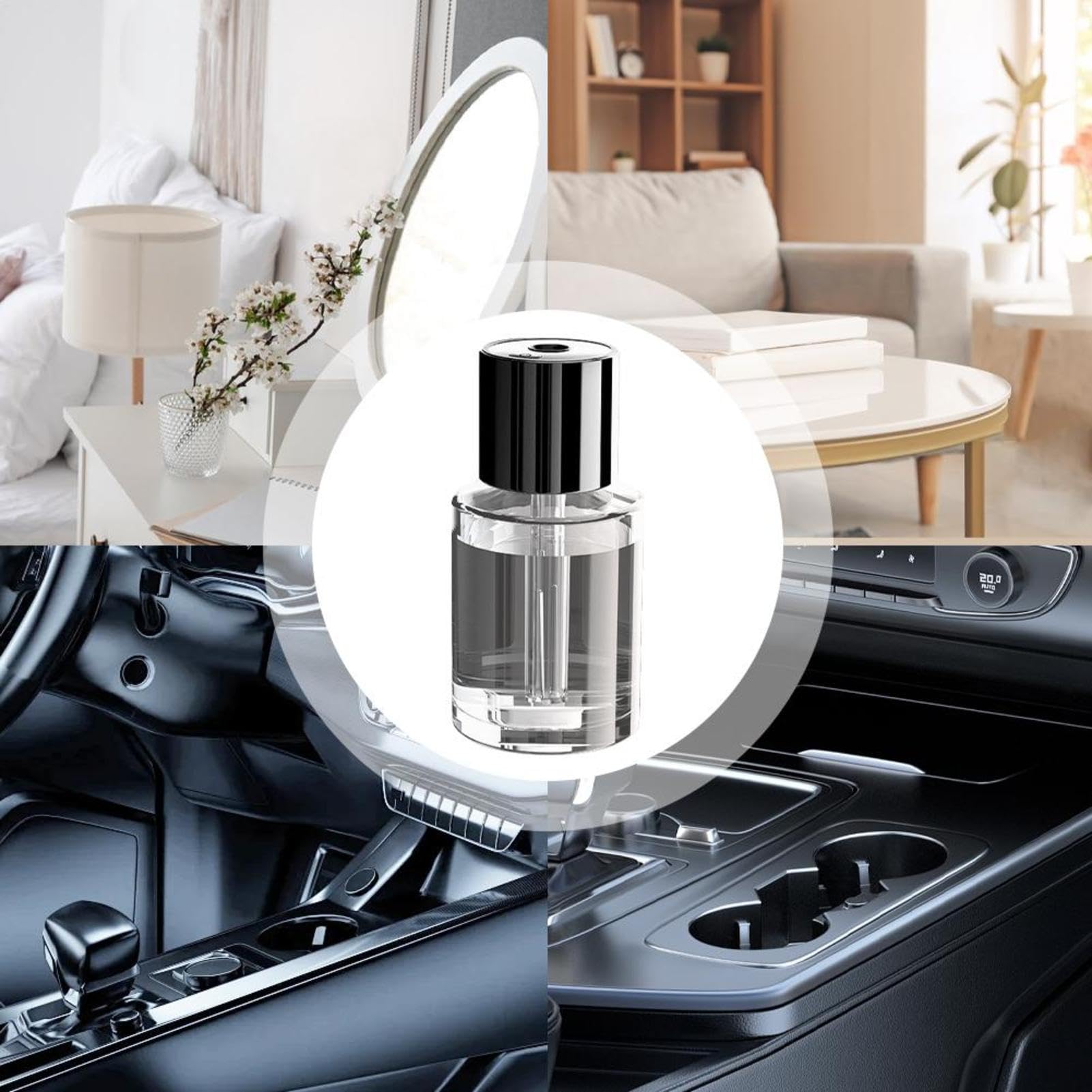 Dyfuzor oleju do samochodu | USB Olej Perfumy Aromaterapia Chłodna Mgła Dyfuzor | Przenośny Mały Nawilżacz Zapachowy Pojemnik dla Rodziny Przyjaciół Koledzy