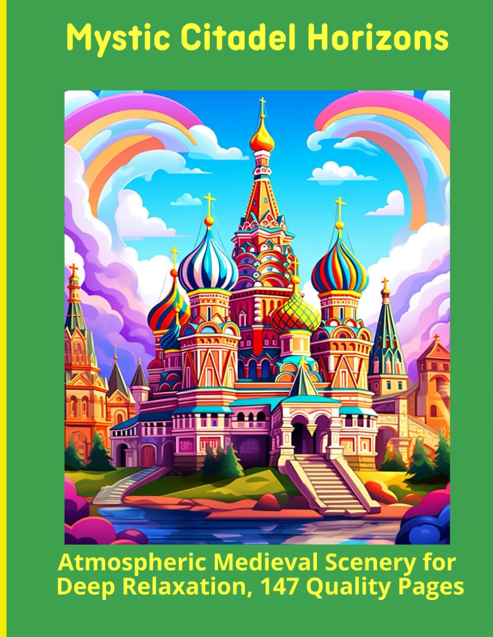 Mystic Citadel Horizons: Atmospheric Medieval Scenery for Deep Relaxation, 147 Quality Pages