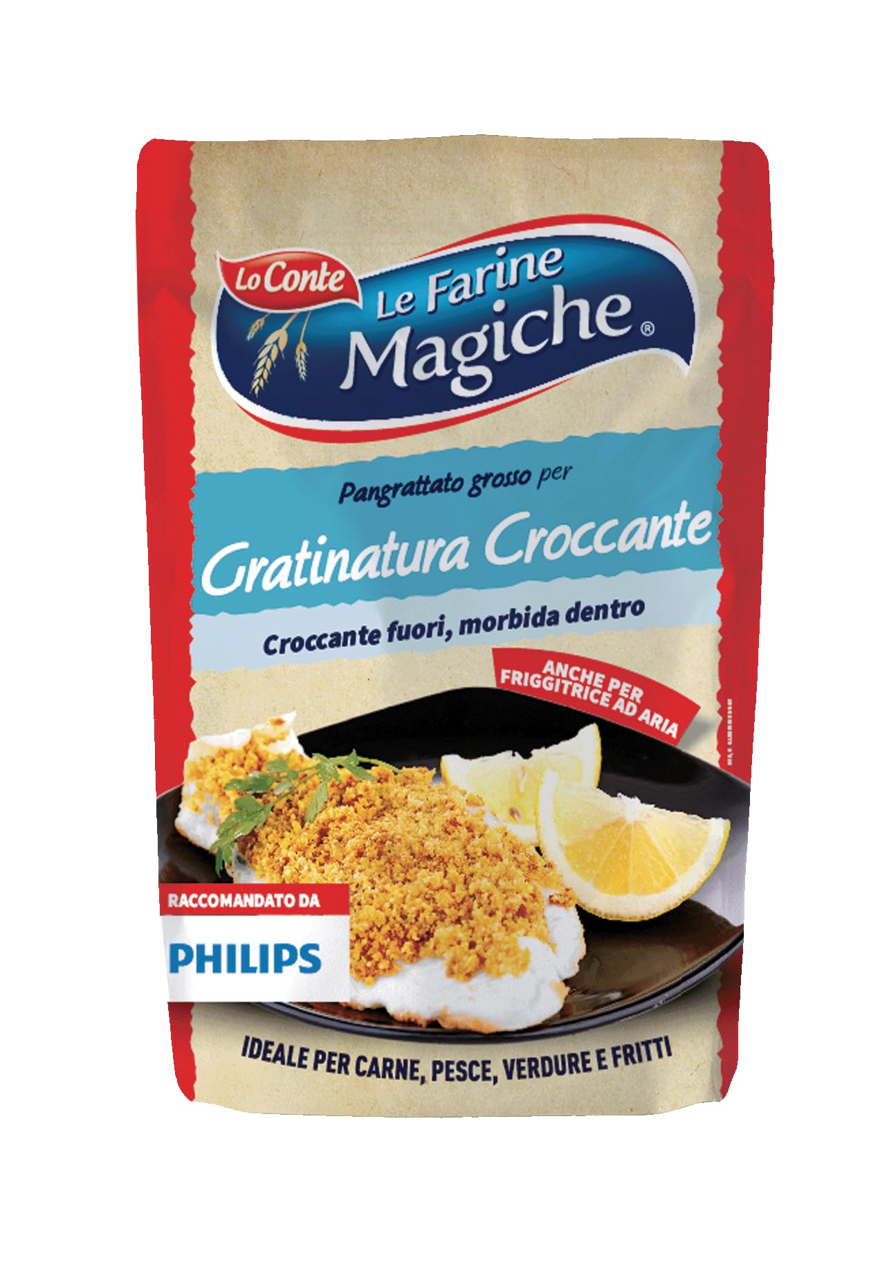 Pangrattato Grosso Per Gratinatura Croccante 8 Confezioni da 200 Gr