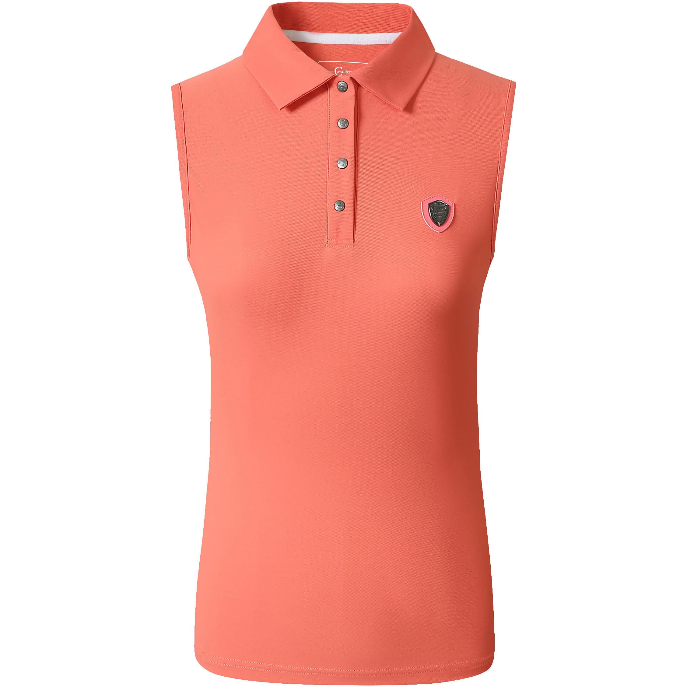 Covalliero - Damen Top – ärmelloses T-Shirt – Shirt mit Kragen & tailliertem Schnitt – Reitshirt aus Piquéstoff – atmungsaktives Sport Shirt – Reitbekleidung in vielen Farben & Größen