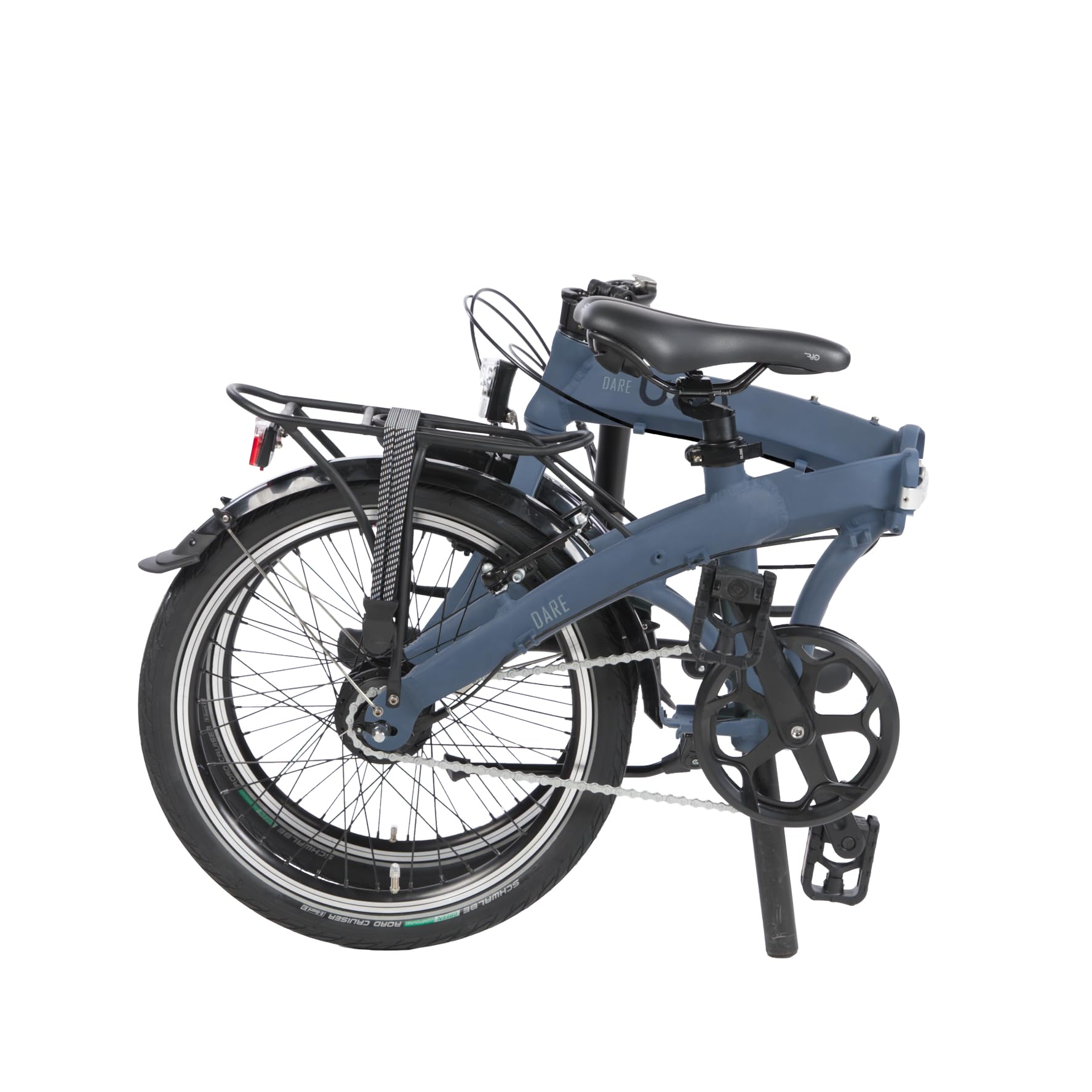 U.GO Dare U•Go i7 Folding Bike 20", Bici Pieghevoli Unisex-Adult, Blue, Uni