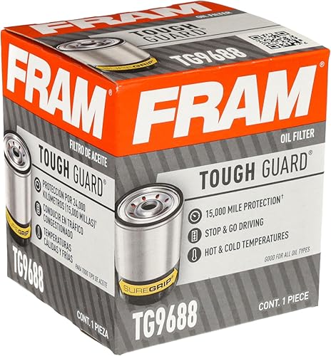Miniatura 15 de Fram Extra Guard PH9688 - filtro de aceite cilíndrico para cambiarse a las 10 000 millas, 4 pulgadas