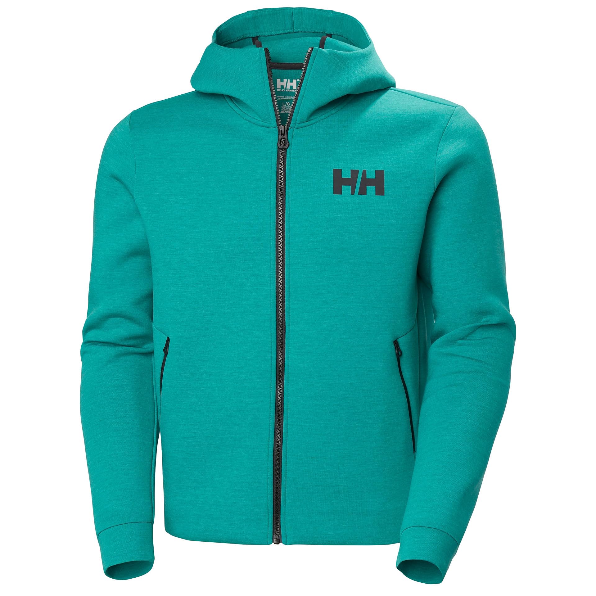 Helly Hansen Mens Hp Ocean Fz Jacket 2.0, Dark Mint Melange, 2XL