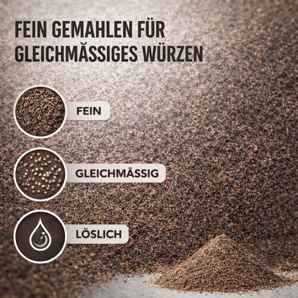 GiDeli Schwarzer Pfeffer Gemahlen 2 x 5kg - Pfefferpulver für Suppen, Saucen und Fleischgerichte - Aromatisch und Vielseitig - 100% Naturrein ohne Zusätze