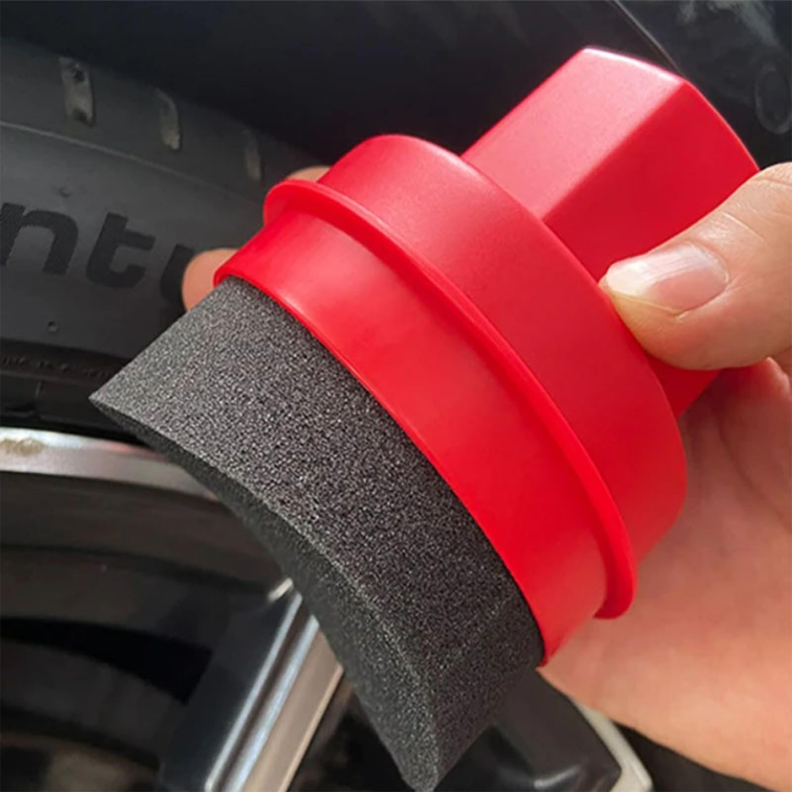 Cuscinetti Applicatori In Spugna Per Lucidatura Pneumatici – Set Con Spazzola In PP, Antiscivolo, Riutilizzabile, Per Auto E Moto