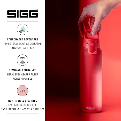 Miniatura 3 de SIGG - Frasco aislado - Thermo Hot & Cold ONE Light - Filtro de fruta- Sin BPA - Acero inoxidable - 19 Oz