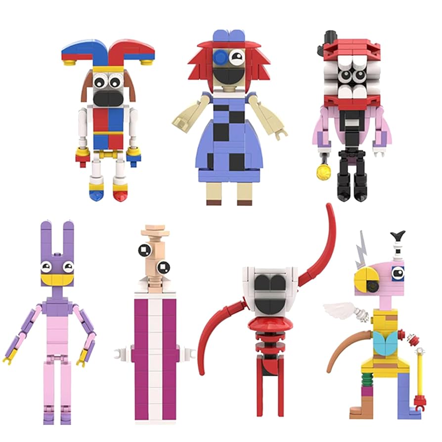 Amazon.com: The Amazing Digital Circus Game Toy Figure, 7PCS