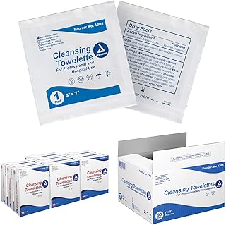 Dynarex Toalla limpiadora, 100 unidades (paqu...