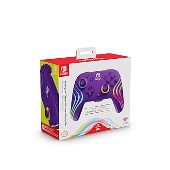 Nintendo Switch - PDP Afterglow Switch スイッチ ワイレス Pro Amazon.com: PDP Afterglow Wave Wireless RGB Gaming