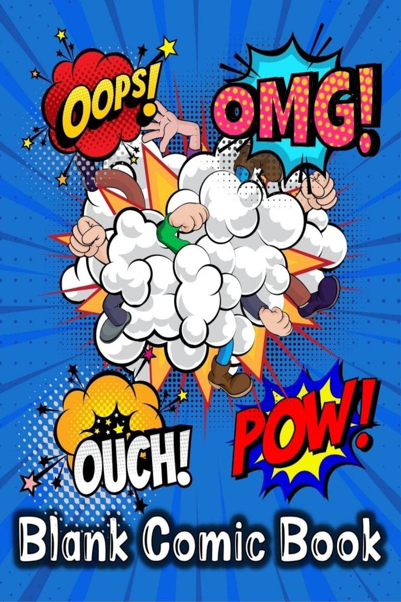 Blank Comic Book : Create and Draw your own Comics . Large Notebook Journal Sketchpad for Kids Teens and Adults.120 Templates to express Your Talent and Creativity. Create Your own Story!