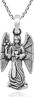 Divine Archangel Zadquiel .925 Sterling Silver Pendant Necklace | Sterling Silver Pendant Necklace for Women | Divine Archangel Zadquiel Pendant Necklace