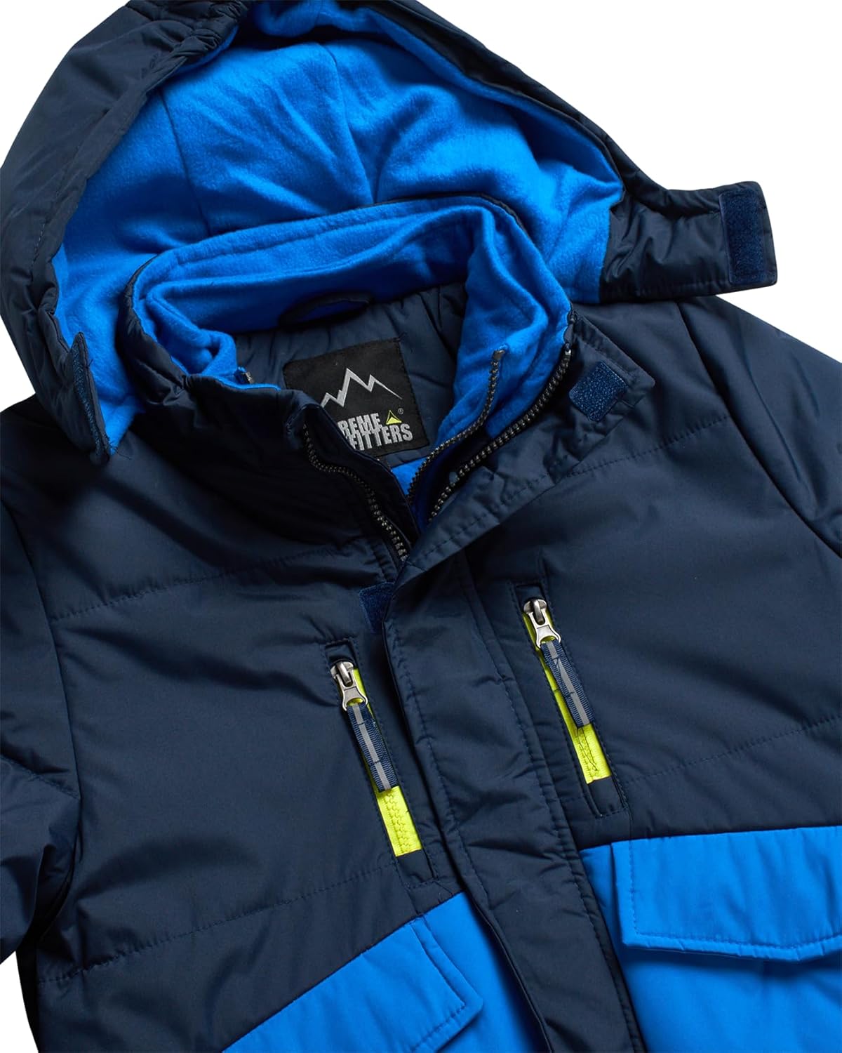 iXtreme Boys Snowsuit Set - 2 Piece Heavyweight Insulated Ski Jacket and Snow Pants Overall Bibs for Boys with Winter Hat - Image 5