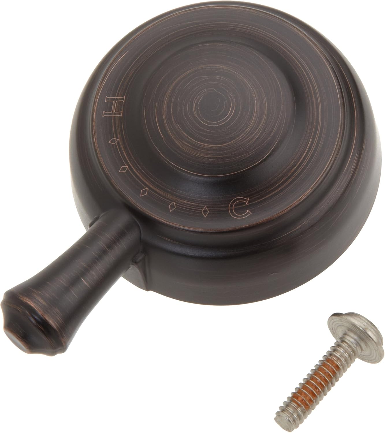 Delta Faucet RP72572RB Cassidy Temperature Knob and Cover, Venetian Bronze