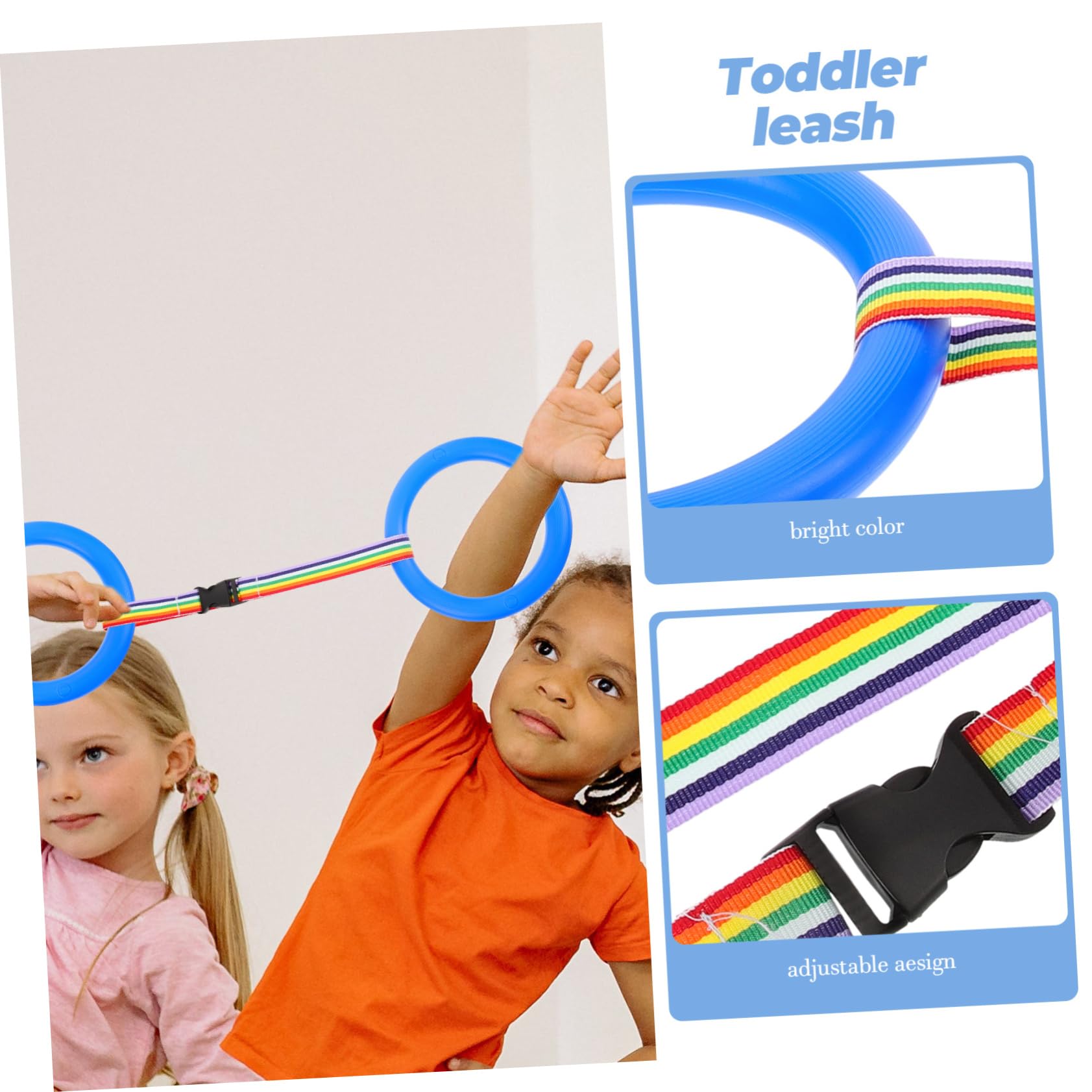 Toyvian 1 Juego Cuerda de tracción anti-perdida manijas para niños cuerda de seguridad cuerda para Correa arnés para caminar de bebé arnés para caminar para niños pequeños multifunción